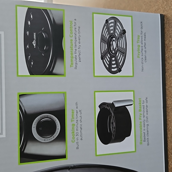 Eco+Chef 2.25 QT Cook Smarter Air Fryer - Picture 3 of 10